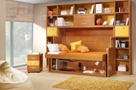 Kids bedroom interior design wood finished work_ff8